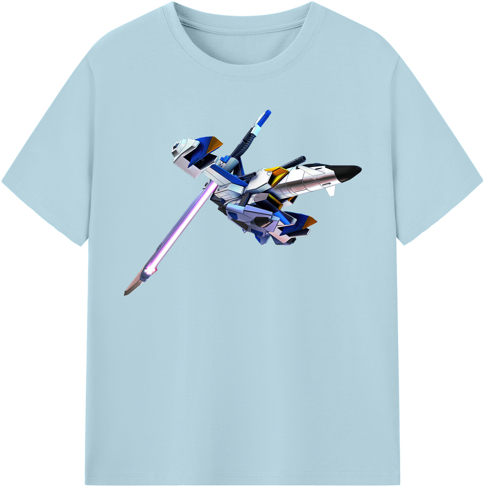 （画像用） 機動戦士ガンダム Mobile Suit Gundam 綿100％半袖Tシャツ（フロントプリント）
